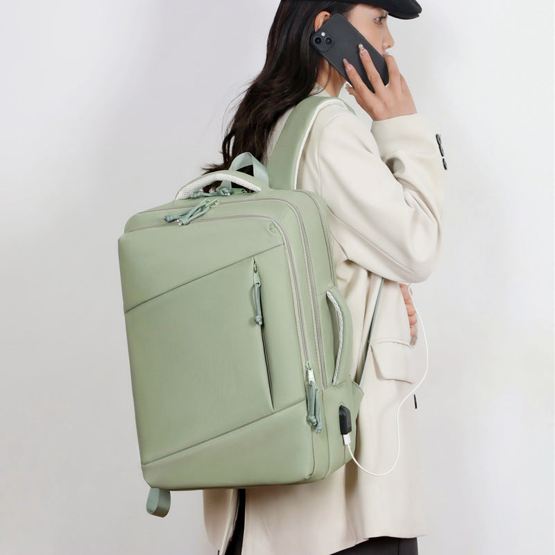 Functional travel backpack with separate laptop compartment and ergonomic design Bowlift