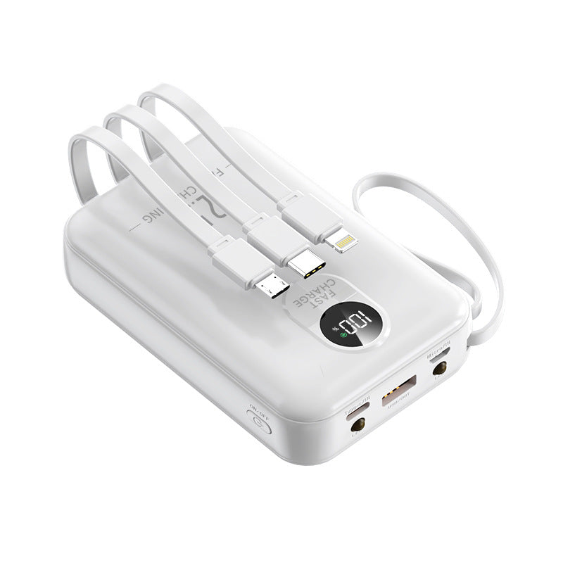 Portable power bank with fast charging function and LED display Bowlift