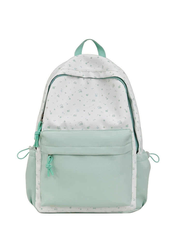 Mini backpack with floral design and practical organizer compartments Bowlift