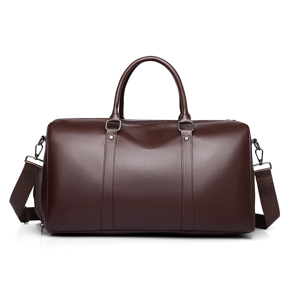 Premium Leather Travel Duffel Bag Bowlift