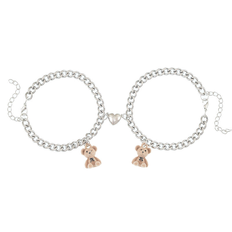 Playful necklace with bear charms Bowlift