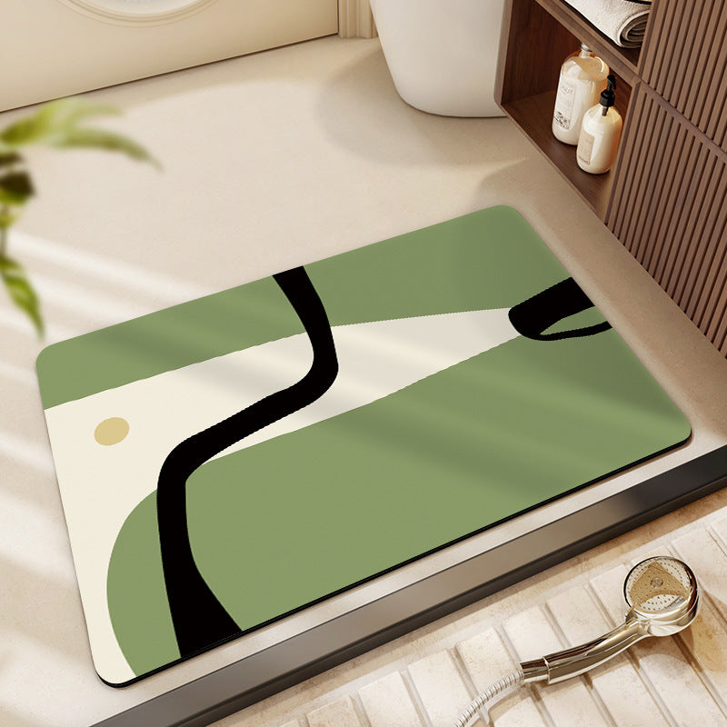Stylish Modern Bathroom Mat Bowlift