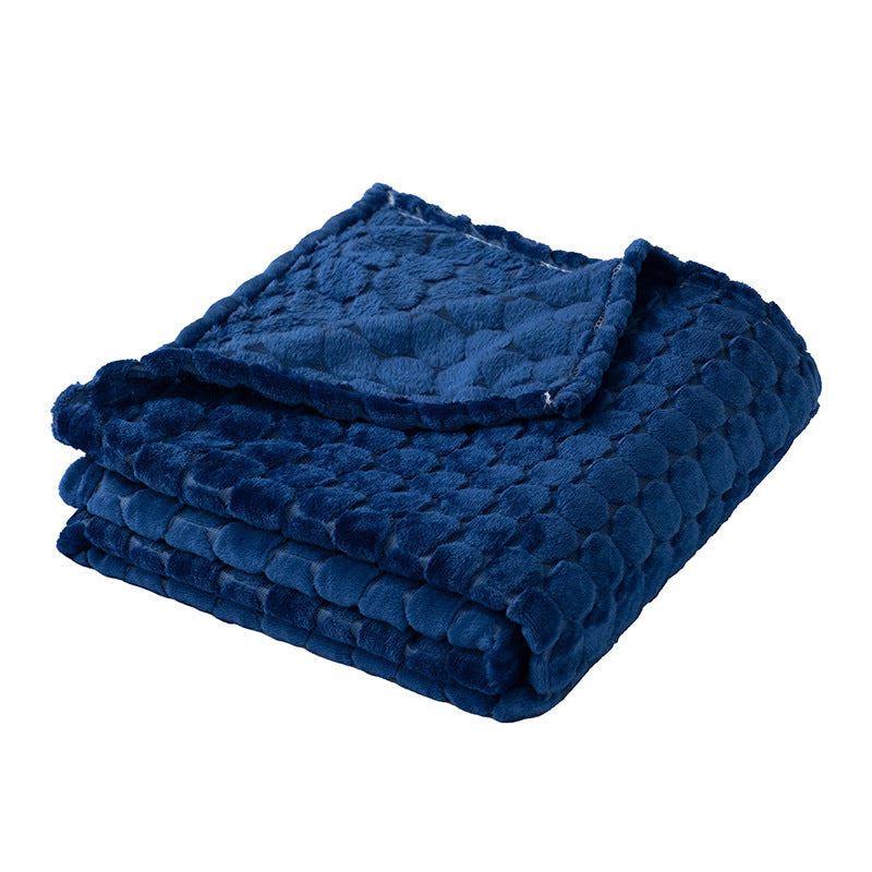 Women Luxurious Cozy Blanket with Textured Surface Bowlift