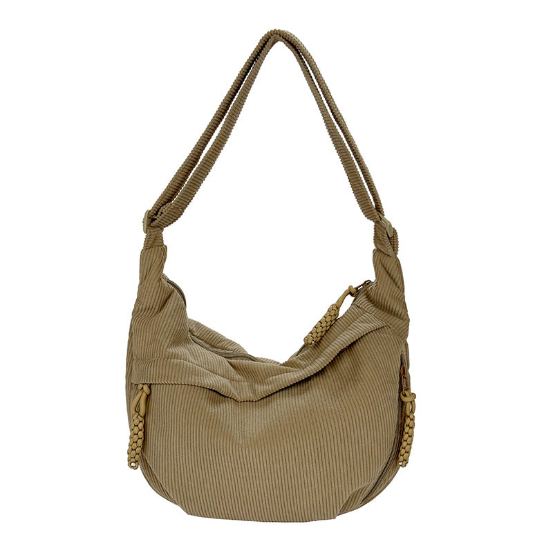 Shoulder bag with artistic fan design Bowlift