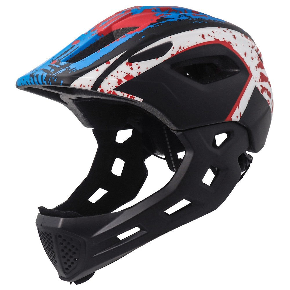 Full-Face Mountain Biking Helmet Bowlift