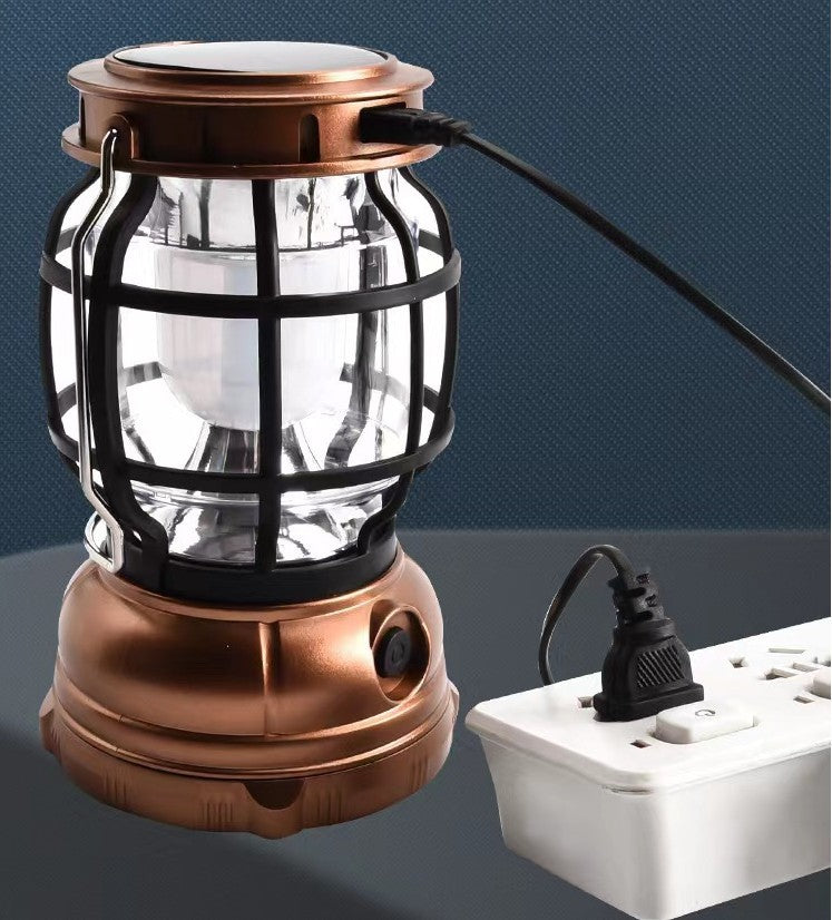 Vintage-Inspired Outdoor Camping Lantern Bowlift