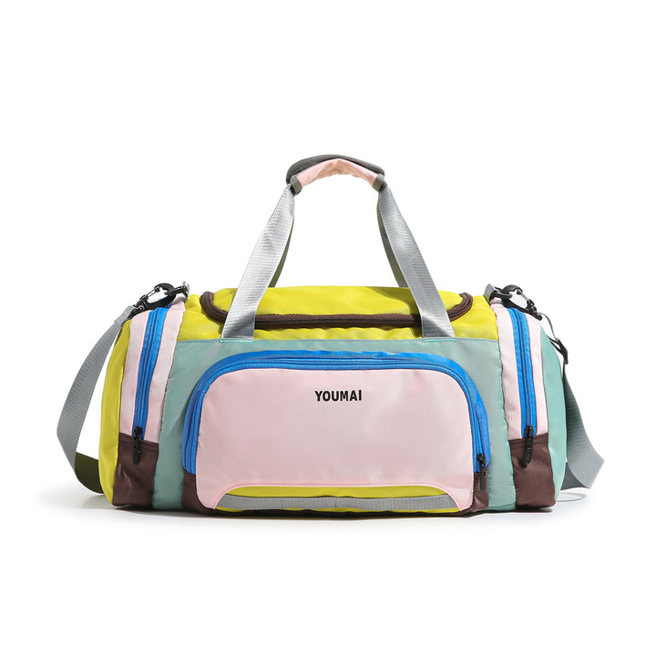 Colorful Multi-Compartment Sports Duffel
