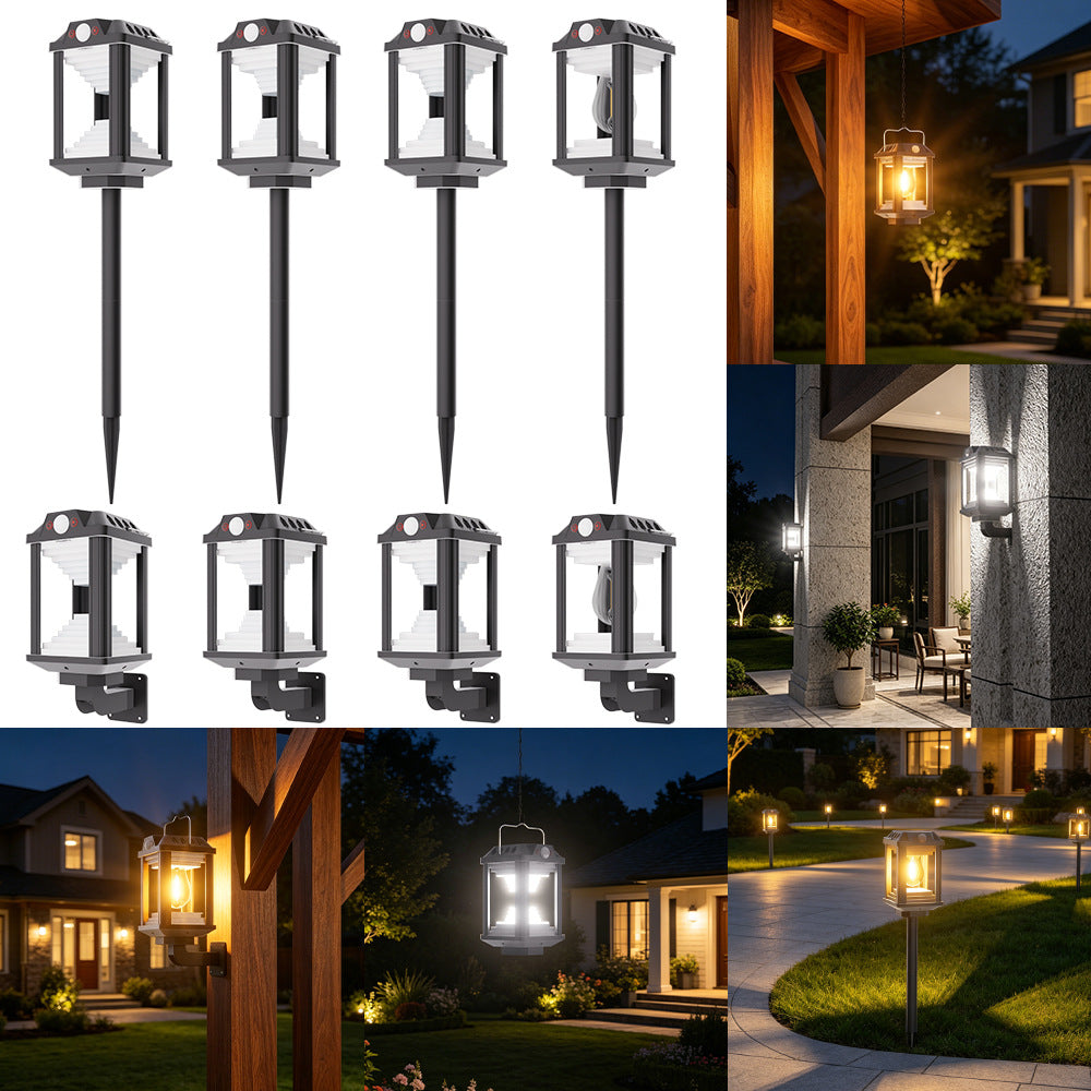 Outdoor Solar LED Lantern Bowlift