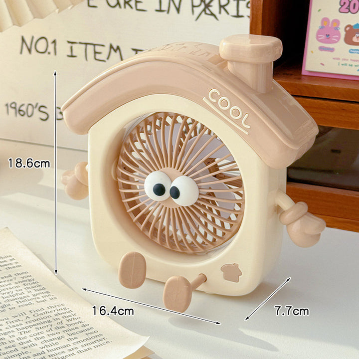 Cute USB desk fan with creative animal ears Bowlift
