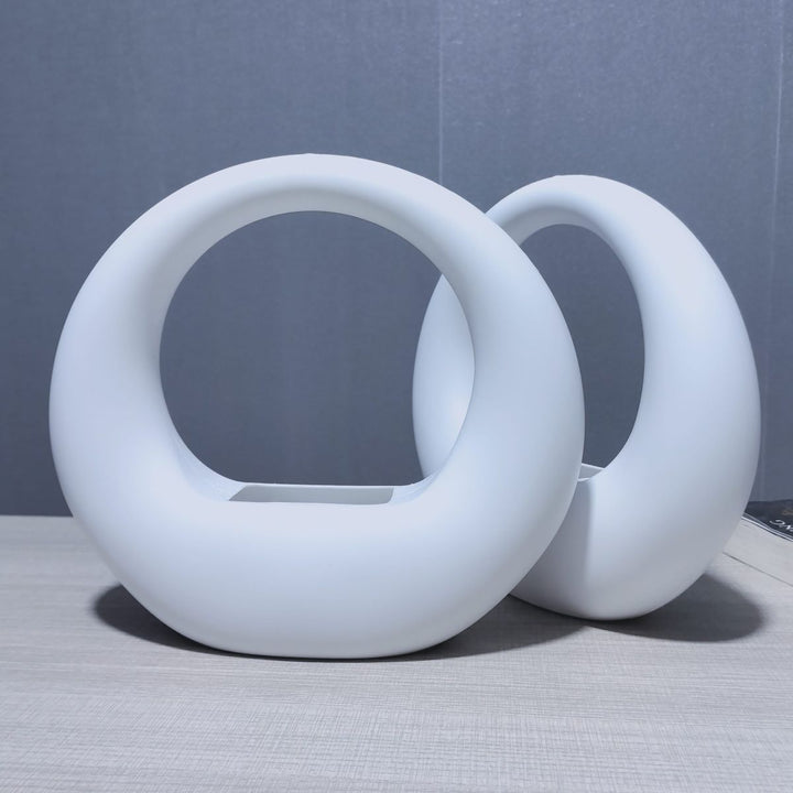 Modern Circular Decorative Planter Bowlift