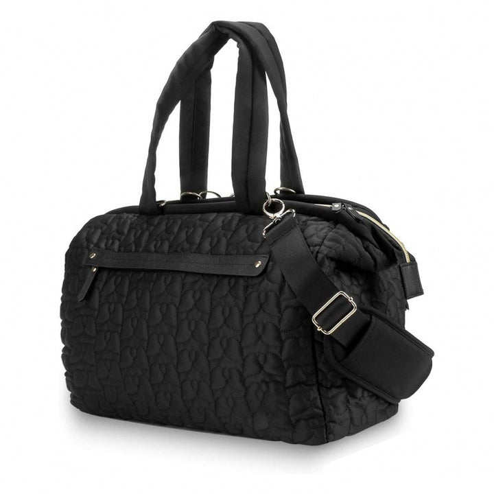 Quilted Travel Weekender Bag Bowlift