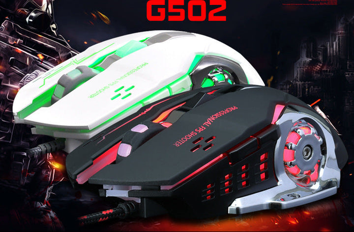 Ergonomic RGB Gaming Mouse Bowlift