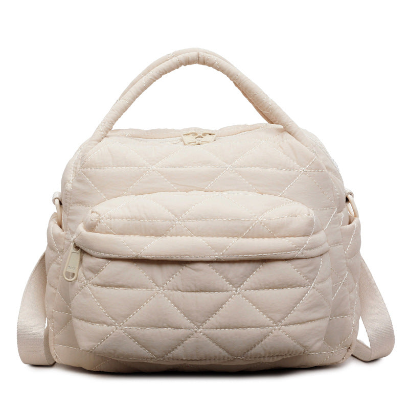 Shoulder bag with padded inner compartments Bowlift