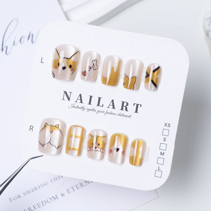 Press-On Leopard Print Nail Tips