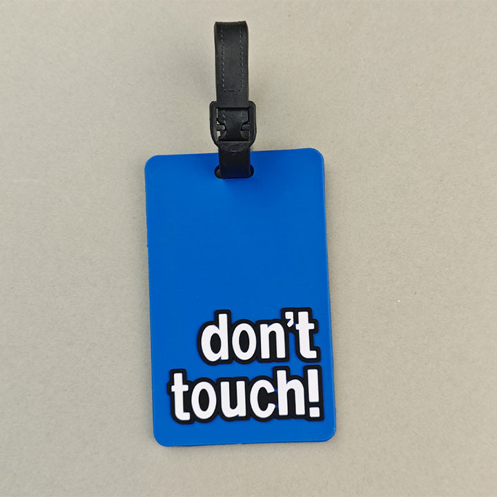 Unisex Luggage Tag with Eye-Catching Warning Message Bowlift