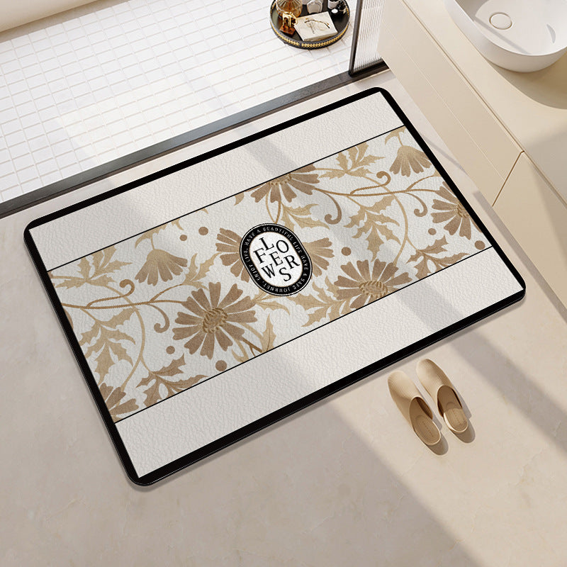 Citrus-Themed Comfort Bath Mat Bowlift