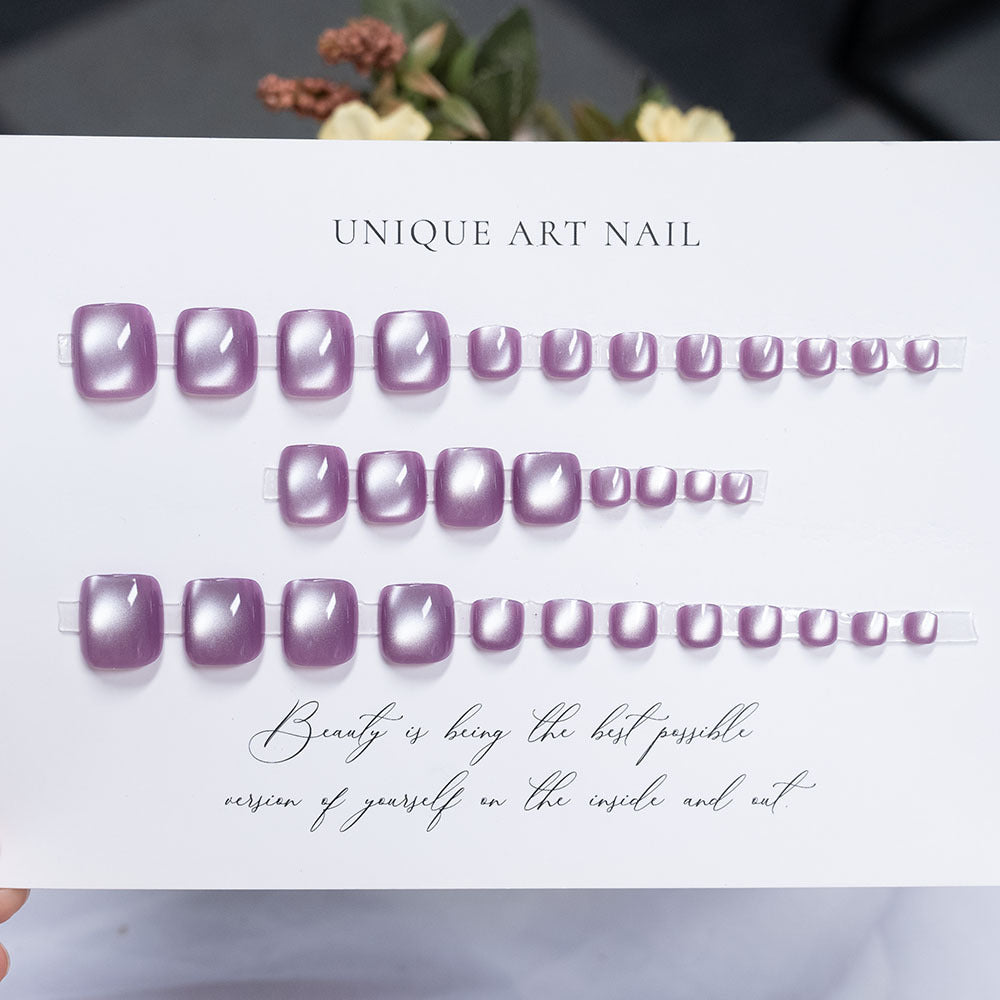 Elegant Metallic Nail Art