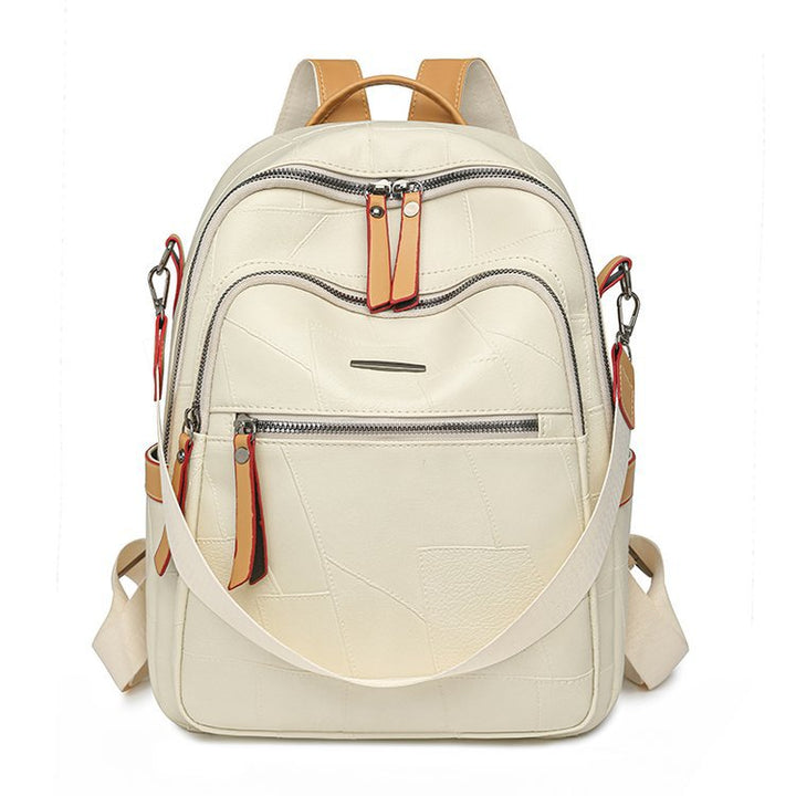 Versatile Multi-Functional Leather Backpack Bowlift