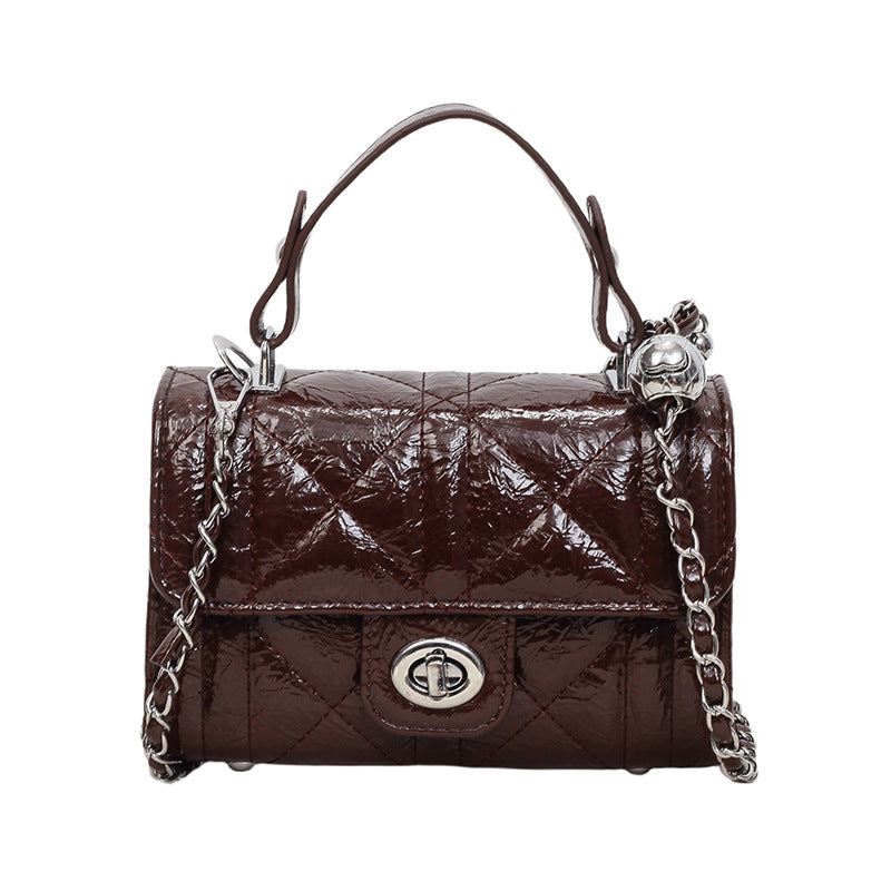 Quilted Faux Leather Crossbody Bag Bowlift