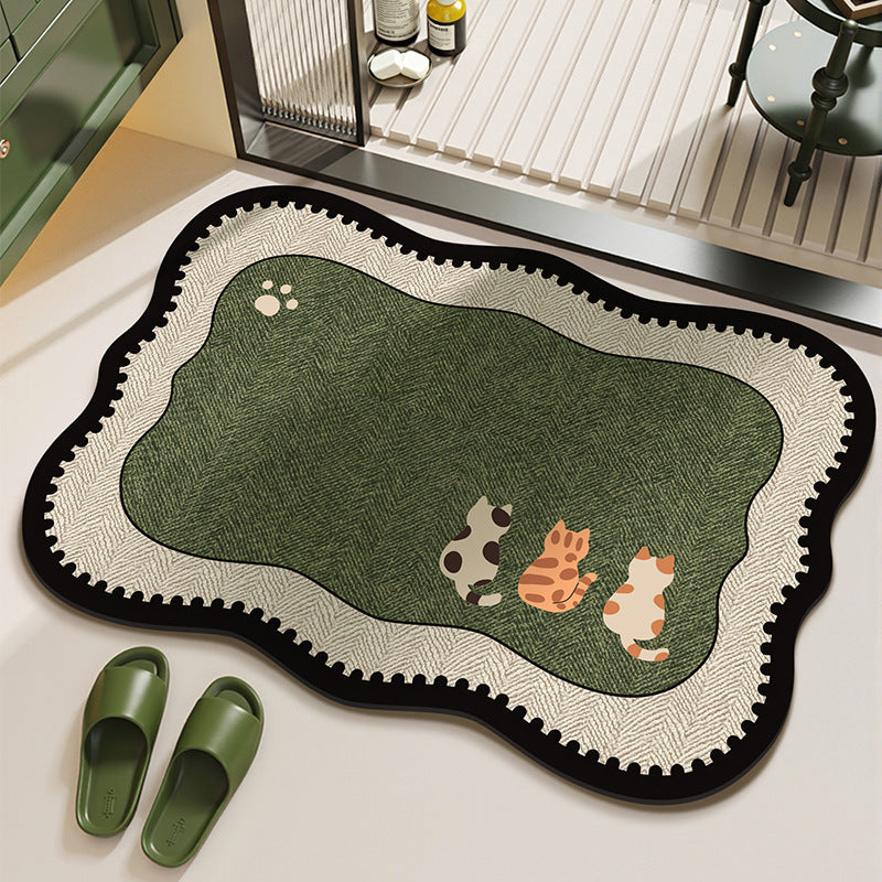 Pet-Themed Eco-Friendly Area Rug Bowlift