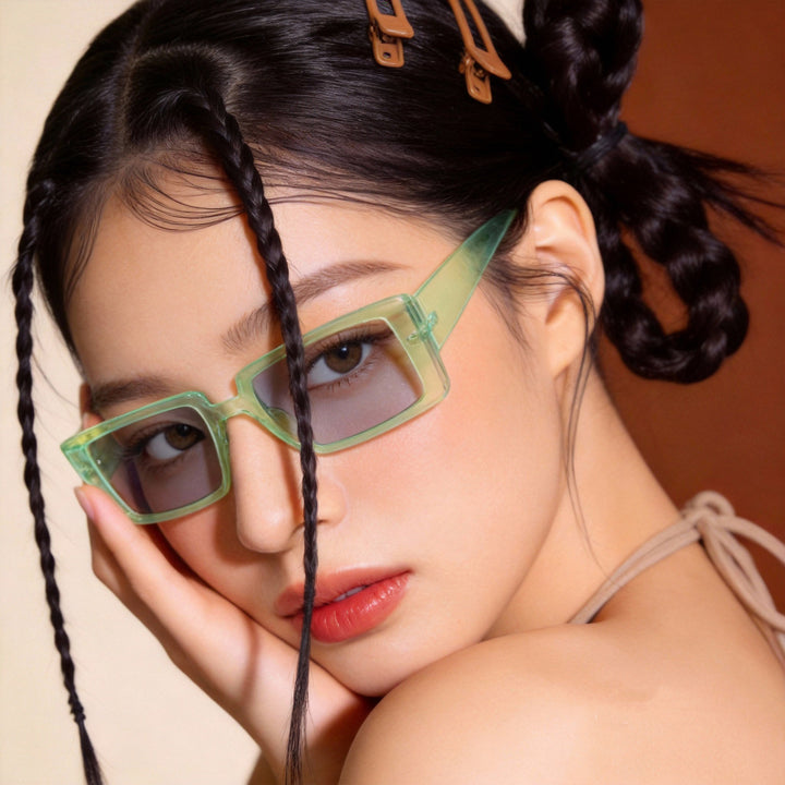 Women oversized sunglasses with fashionable frame Bowlift