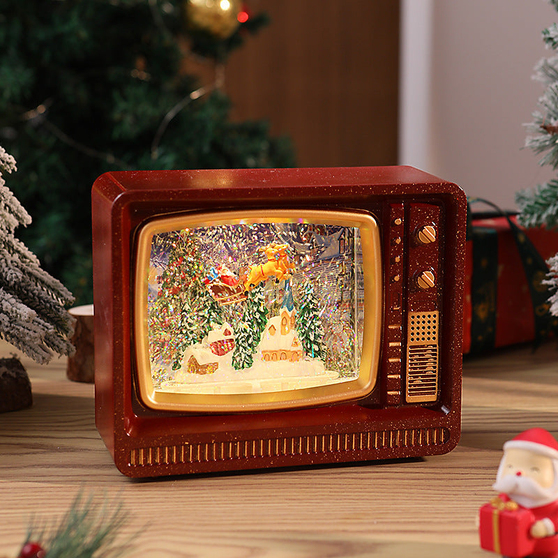 Nostalgic Snow Globe TV Bowlift