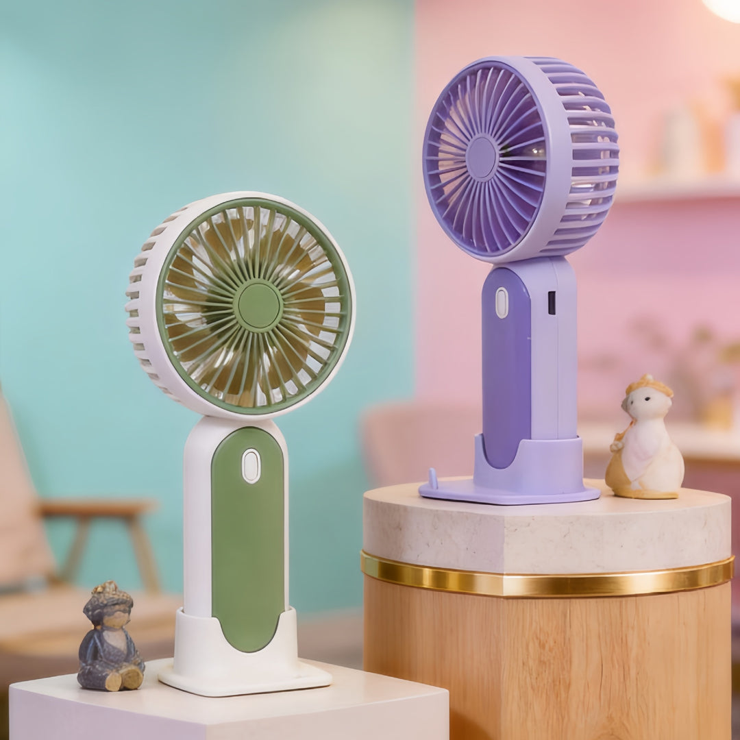 Ladies portable mini fan with USB connection and ergonomic design Bowlift