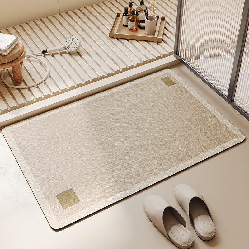 Geometric Patterned Bath Mat Bowlift