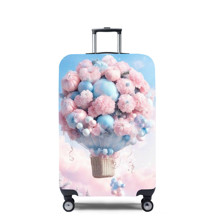 Women's Hard Shell Suitcase with Playful Balloon Design Bowlift