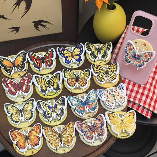 Butterfly-Themed Phone Grip Bowlift