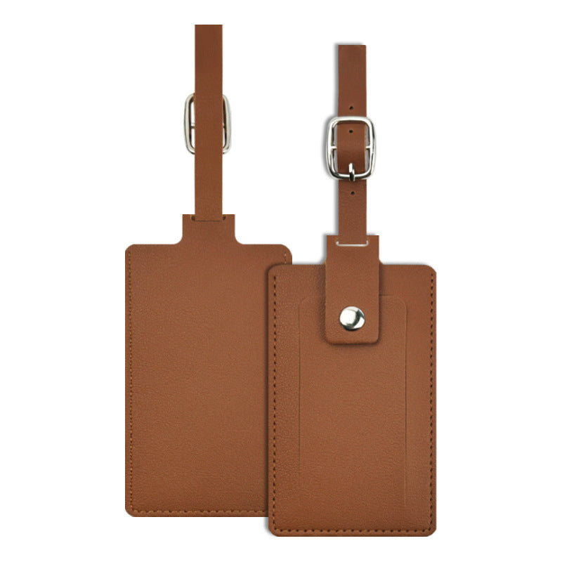 Leather Travel Luggage Tag Bowlift