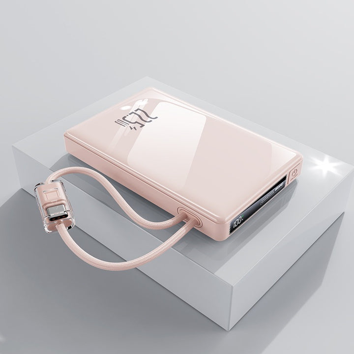 Portable power bank with multifunctional fast charging connector Bowlift