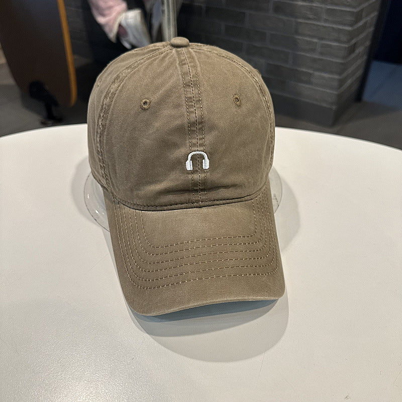 Unisex Cotton Twill Cap with Unique Music Emblem Bowlift