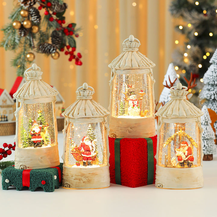 Decorative Illuminated Holiday Lantern Bowlift