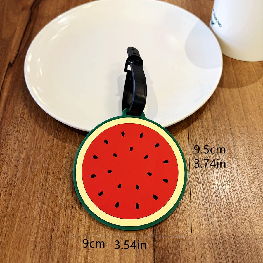 Whimsical Watermelon Luggage Tag Bowlift