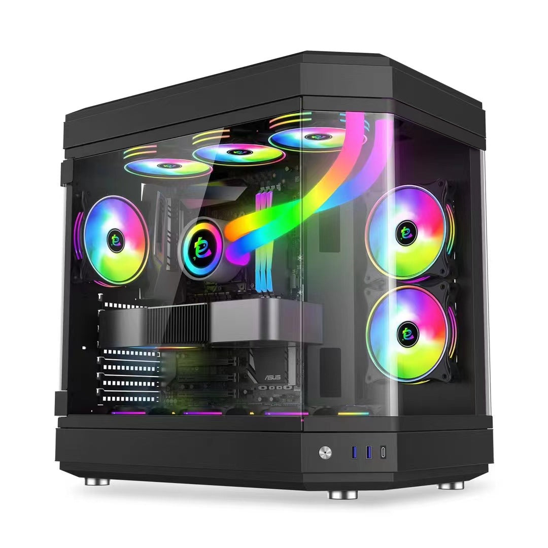Advanced Transparent Gaming PC Case Bowlift