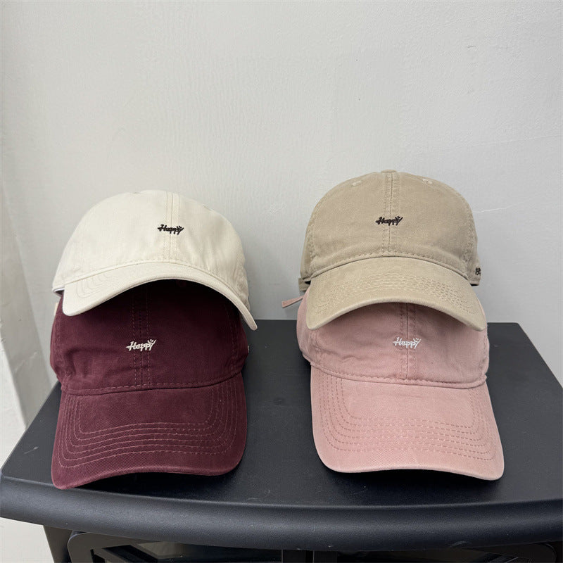 Men's Frayed Cotton Adjustable Baseball Cap Bowlift