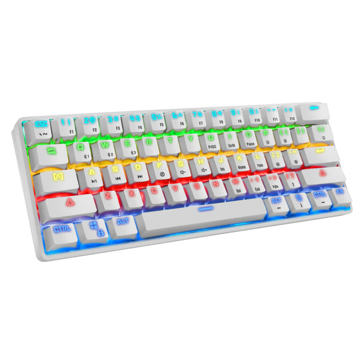 Compact Mechanical Gaming Keyboard with Backlit Keys Bowlift