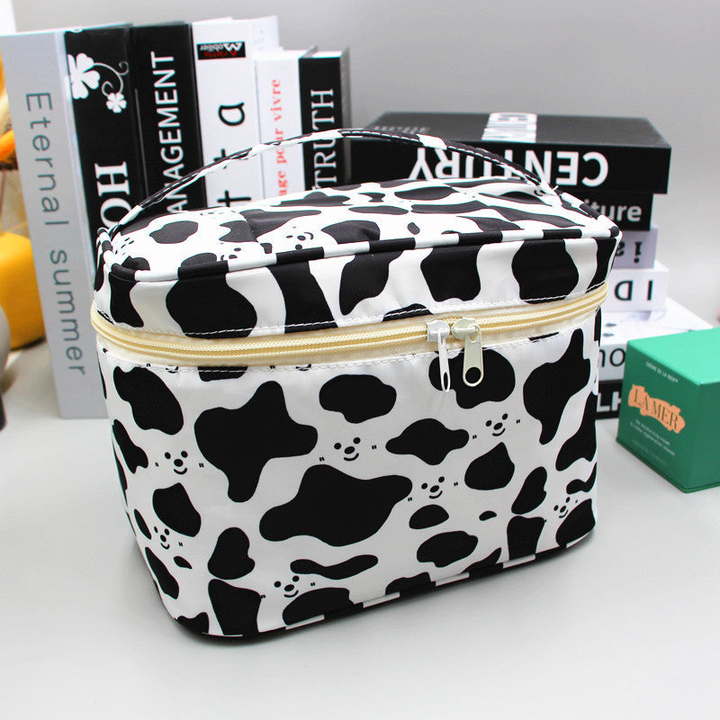 Checkered Pattern Pencil Pouch Bowlift