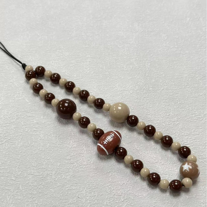 Beaded Sports Theme Eyewear Holder Bowlift