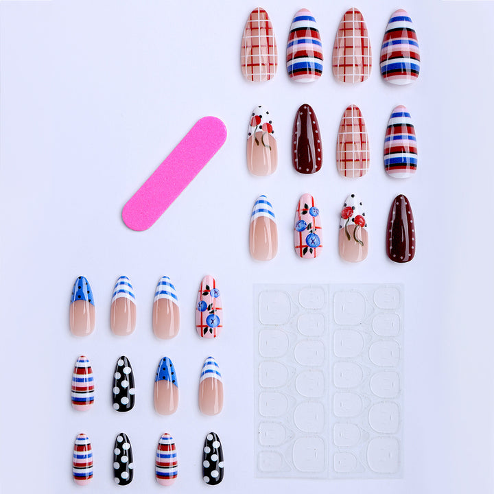Artistic Themed Press-On Nail Collection Bowlift