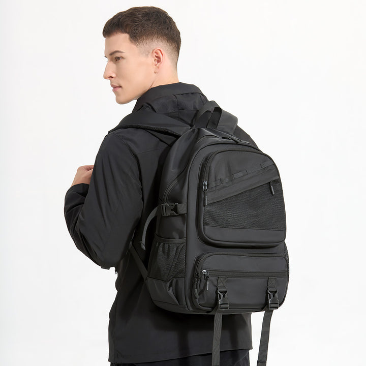 Multi-Compartment Travel Backpack Bowlift