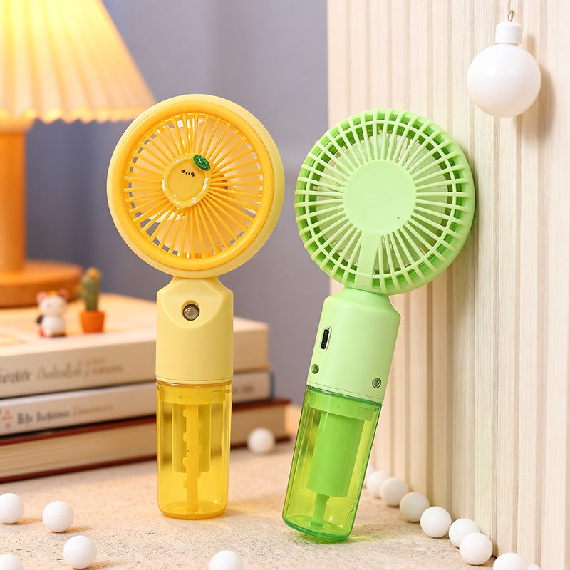 Portable Mini Fan with Integrated Cooling System Bowlift