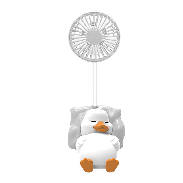 Women's Portable Hand Fan in Duck Design Bowlift