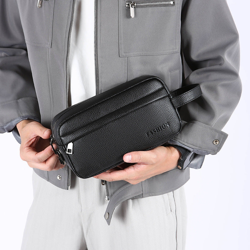 Premium Leather Toiletry Bag Bowlift