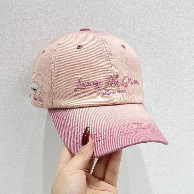Women's Casual Embroidered Dad Cap Bowlift