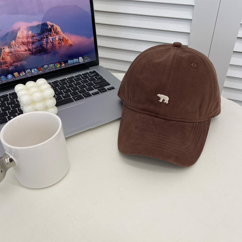 Women's Casual Cotton Embroidered Baseball Cap Bowlift