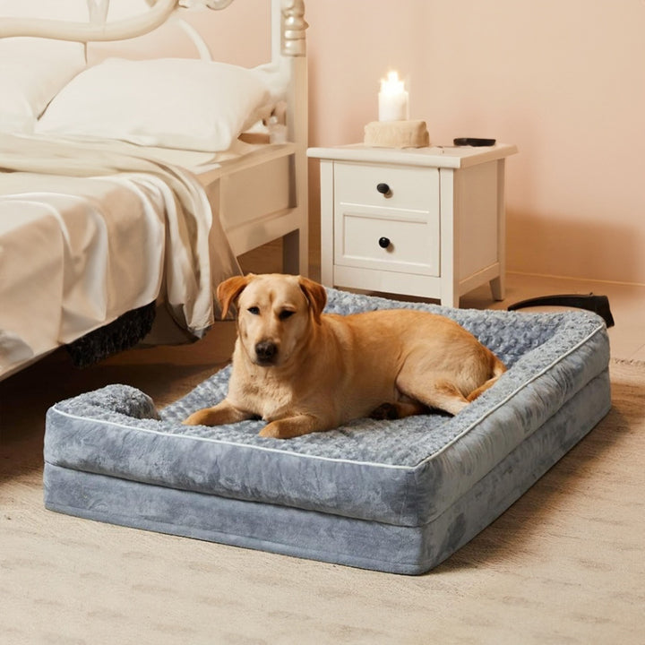 Extra-Comfort Bolstered Dog Bed