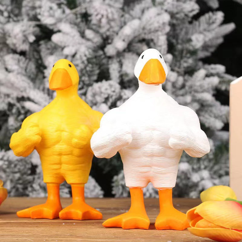 Funny Goose Decorative Figurine Bowlift