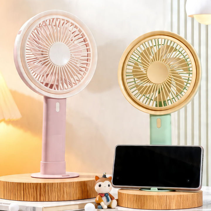 Portable USB Table Fan with Flexible Tilt Adjustment Bowlift